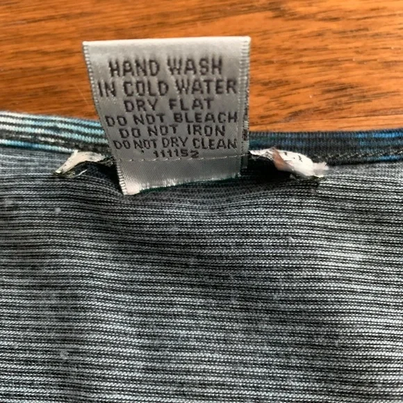 Alberto Makali‎ Blue Asymmetrical Studded Top - Picture 6 of 9